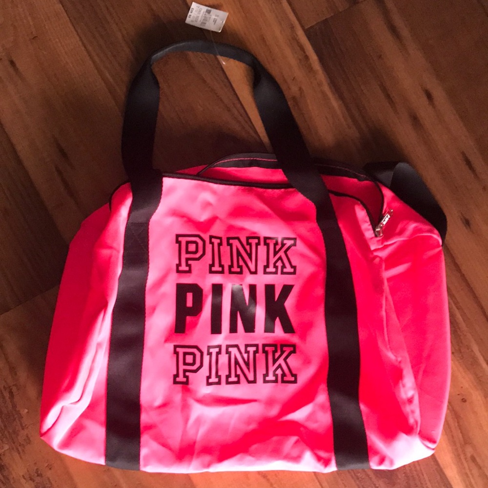 BNWT PINK Duffel Bag